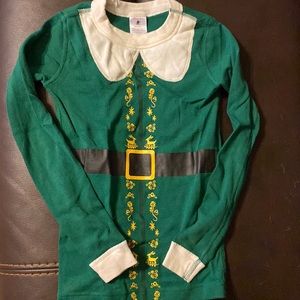 Hanna Andersson Elf Christmas pajamas